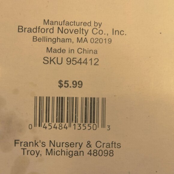 Bradford Christmas Ornament Silver  Glass  North Pole Traditions Franks Nursery - Picture 9 of 10